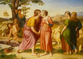 Das Treffen von Jakob und Rahel, 1835